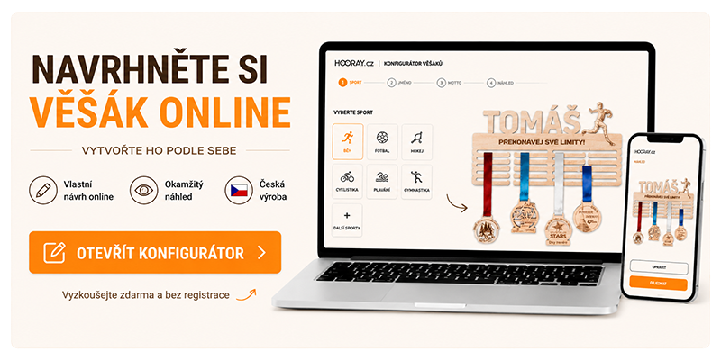Navrhněte si vlastní věšák online