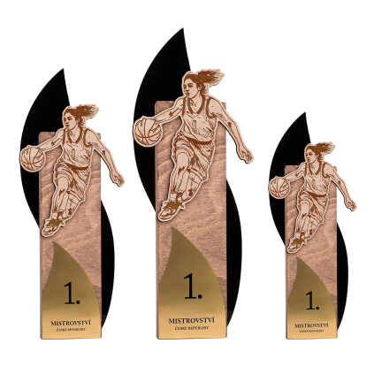 Trofej se sportovní siluetou - Basketball - žena