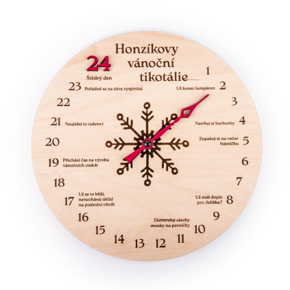 Vánoční Tikotálie - adventní kalendář s jménem na přání