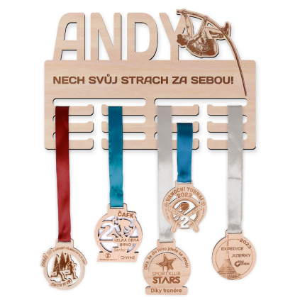 atletika drzak na medaile XL ctverec