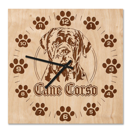 hodiny ctverec cane corso 1080x1080