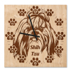 Nástěnné hodiny Shih-tzu