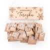 Adventní kalendář s vlastním jménem a motivem