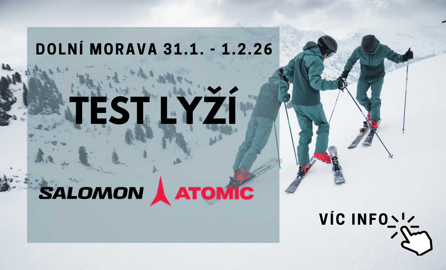Test lyží Atomic a Salomon DM26