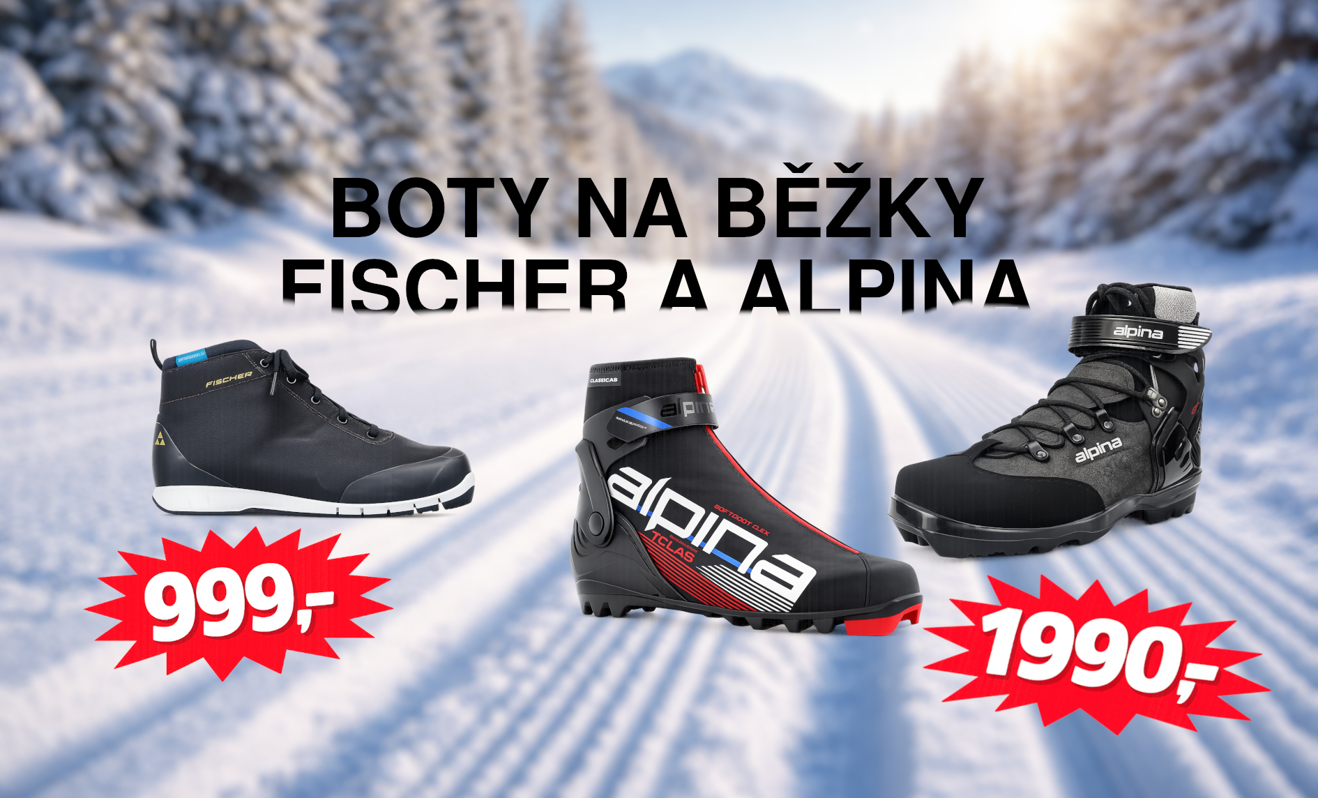 boty na běžky