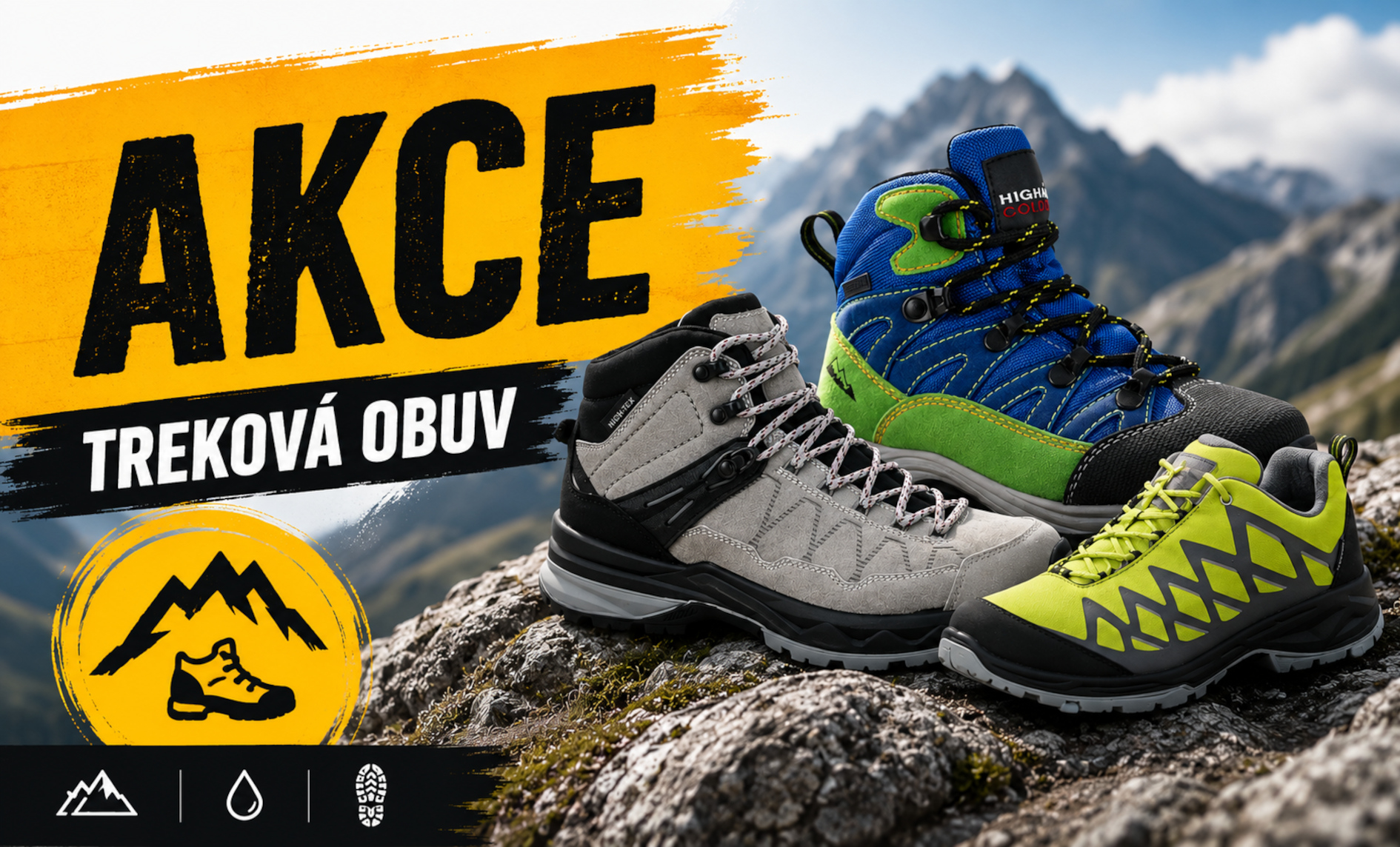 Treková obuv AKCE