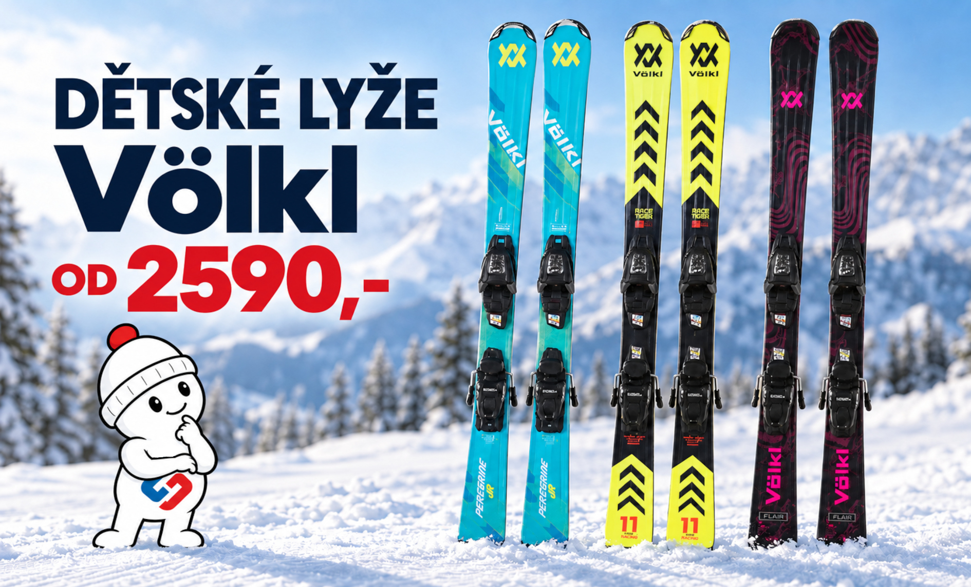 Dětské lyže Volkl