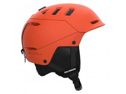 181414 salomon husk pro red orange ski helmet 2