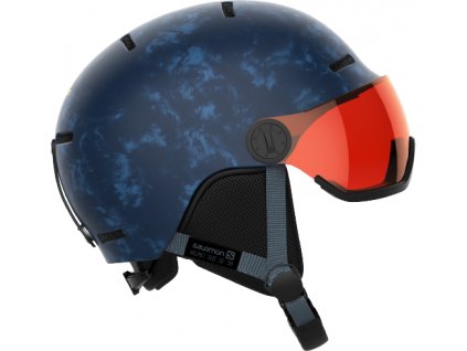 Lyžařská helma Salomon Grom Visor Rental