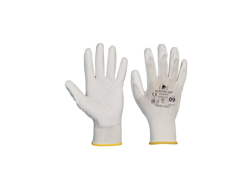 FF BUNTING LIGHT rukavice (Velikost 11, Barva bílá)