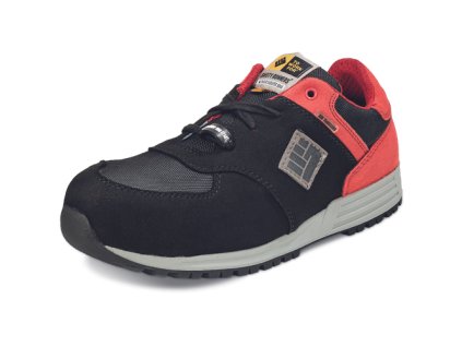 GRAFFITI ESD S3 SRC polobotka (Velikost 47, Barva černá/červená)