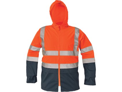 EPPING bunda HV (Velikost 3XL, Barva oranžová/navy)