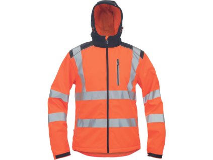 KNOXFIELD HVPS softshell bunda (Velikost 4XL, Barva oranžová)