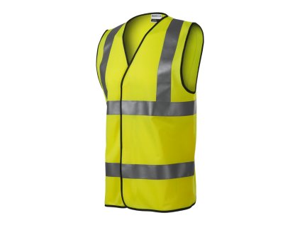 HV Bright Bezpečnostní vesta unisex (Barva fluorescenční žlutá, Velikost - cisla,pismena M)