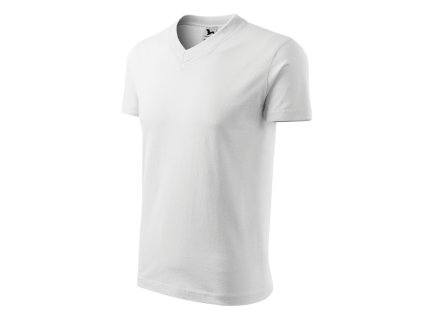 V-neck Tričko unisex (Barva bílá, Velikost - cisla,pismena S)