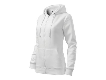 Trendy Zipper Mikina dámská (Barva bílá, Velikost - cisla,pismena XS)