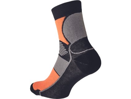 KNOXFIELD BASIC ponožky (Velikost č.45, Barva černá/oranžová)