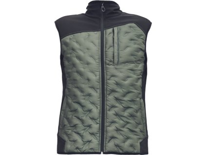 NEURUM LIGHT softshell vesta (Velikost 4XL, Barva tm.olivová)