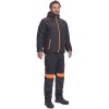 MAX VIVO LIGHT bunda (Velikost 4XL, Barva černá/oranžová)
