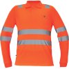 LUGO HV polokošile dl.rukáv (Velikost 5XL, Barva oranžová)