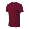 Action V-neck Tričko pánské (Barva garnet, Velikost - cisla,pismena S)