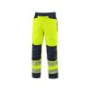 Kalhoty CXS HALIFAX, pánské, výstražné se síťovinou, žluto-modré (Velikost 46)