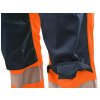 Kalhoty CXS HALIFAX, pánské, výstražné se síťovinou, oranžovo-modré (Velikost 46)