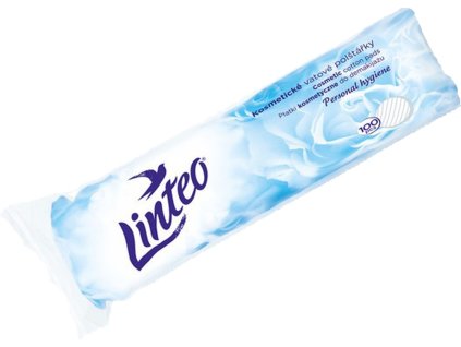 Polštářky kosmetické vatové Linteo / bílé / 100 ks