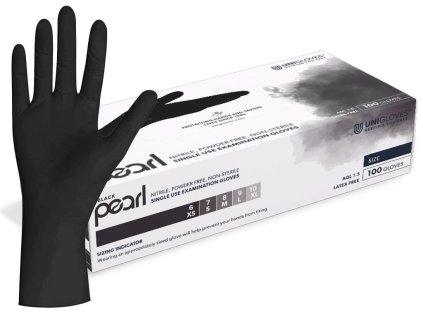 59 4 cerne nitrilove rukavice unigloves black pearl 2024