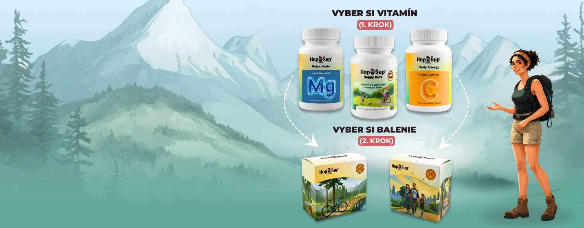 Vyber si vitamín aj svoje balenie