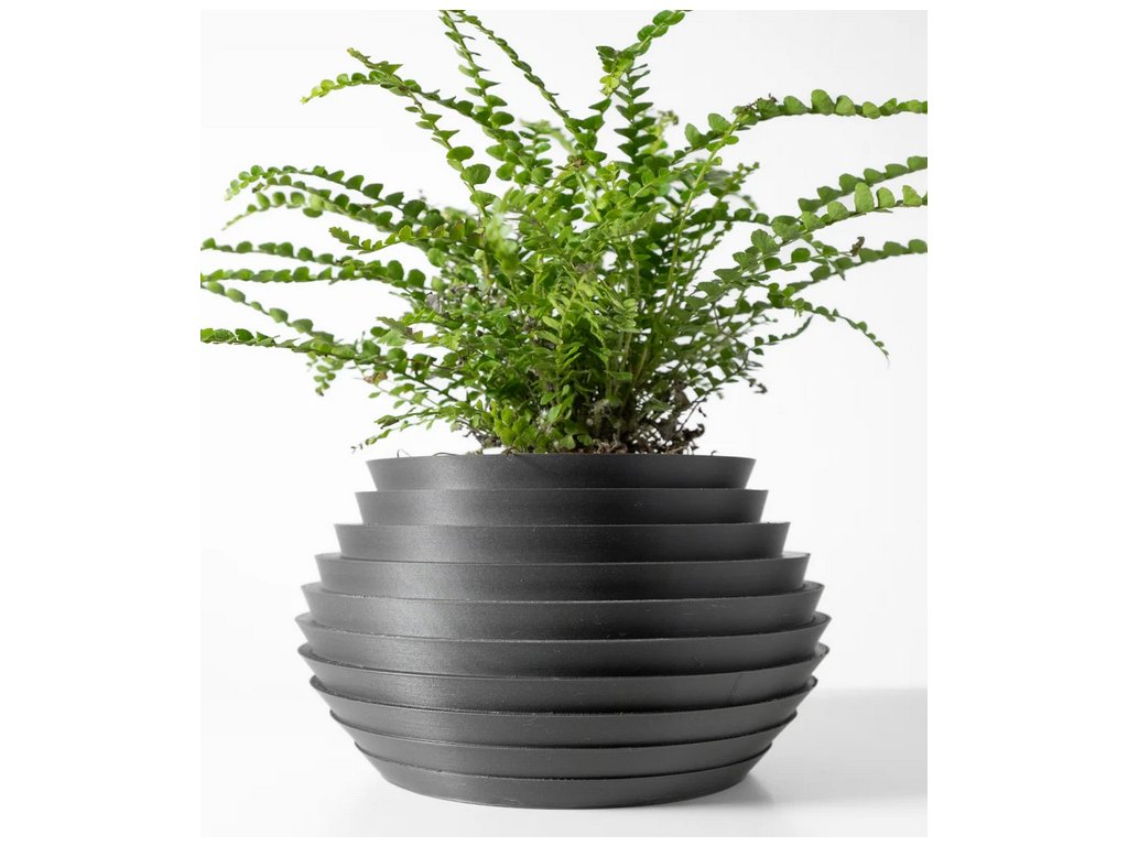 Screenshot 2025 03 13 at 13 20 52 The Harno Planter Pot with Drainage Tray & Stand Modern and Unique Home Decor for Plants 3D model by MODERN MACHINE on Thangs