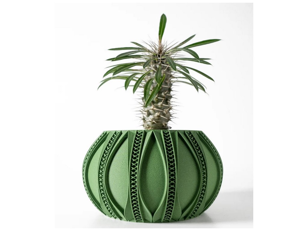 Screenshot 2025 03 13 at 13 24 44 The Ryne Planter Pot with Drainage Tray & Stand Modern and Unique Home Decor for Plants 3D model by MODERN MACHINE on Thangs