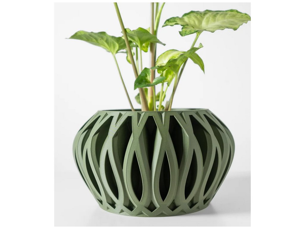 Screenshot 2025 03 13 at 13 34 14 The Serik Planter Pot with Drainage Tray & Stand Modern and Unique Home Decor for Plants 3D model by MODERN MACHINE on Thangs