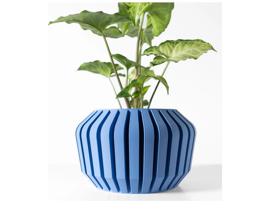 Screenshot 2025 03 13 at 14 21 02 The Vaki Planter Pot with Drainage Tray & Stand Modern and Unique Home Decor for Plants 3D model by MODERN MACHINE on Thangs