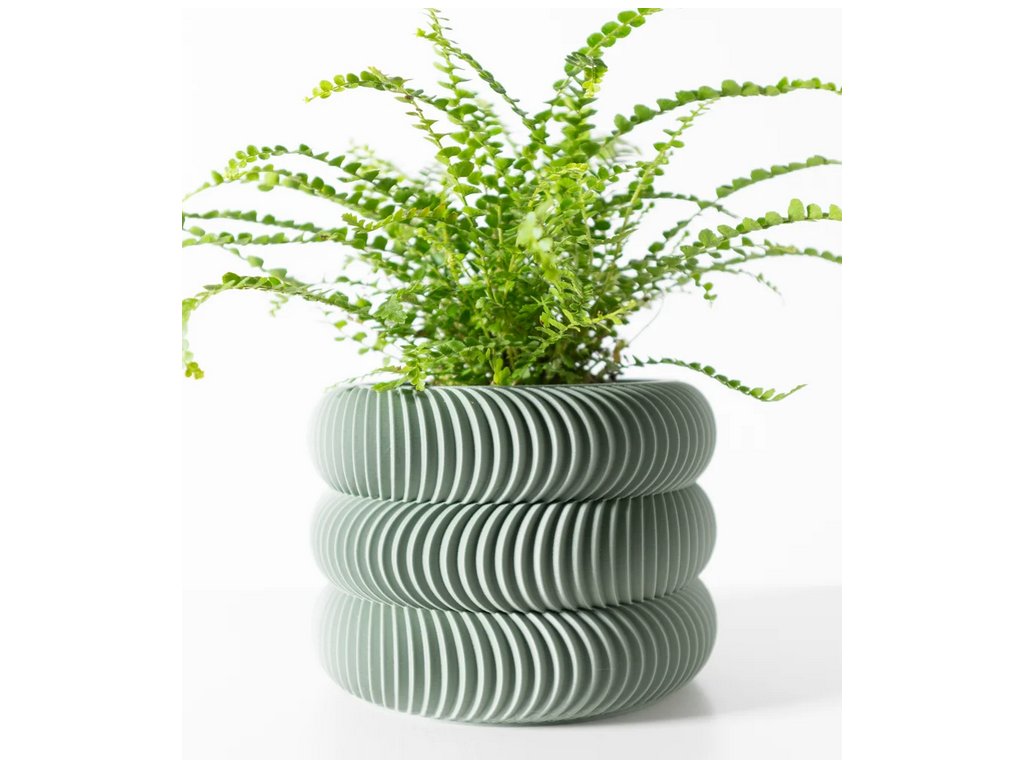 Screenshot 2025 03 19 at 17 05 26 The Maro Planter Pot with Drainage Tray & Stand Modern and Unique Home Decor for Plants 3D model by MODERN MACHINE on Thangs