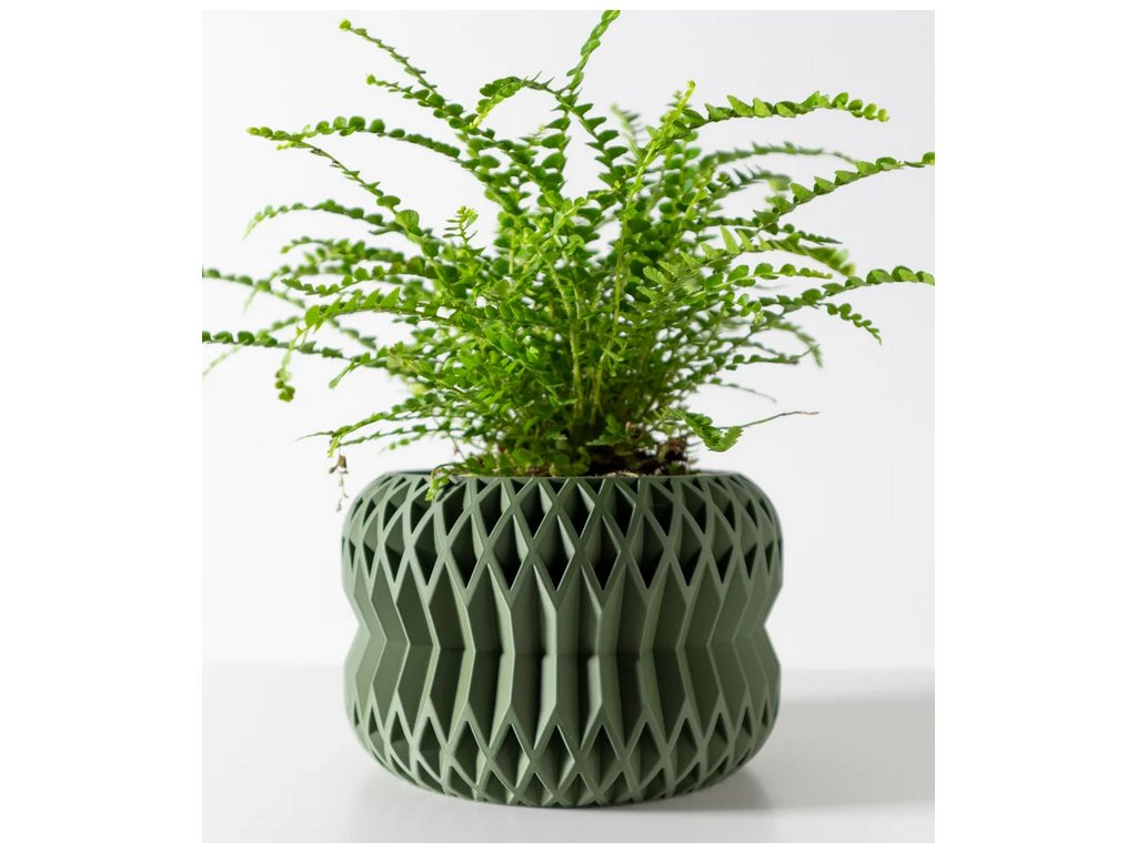 Screenshot 2025 03 19 at 17 35 25 The Rydan Planter Pot with Drainage Tray & Stand Modern and Unique Home Decor for Plants 3D model by MODERN MACHINE on Thangs