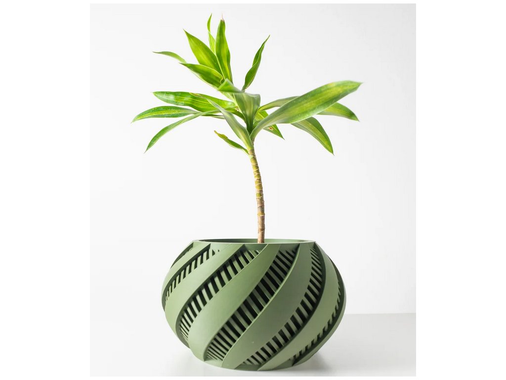 Screenshot 2025 03 19 at 17 39 29 The Krato Planter Pot with Drainage Tray & Stand Included Modern and Unique Home Decor for Plants 3D model by MODERN MACHINE on Thangs