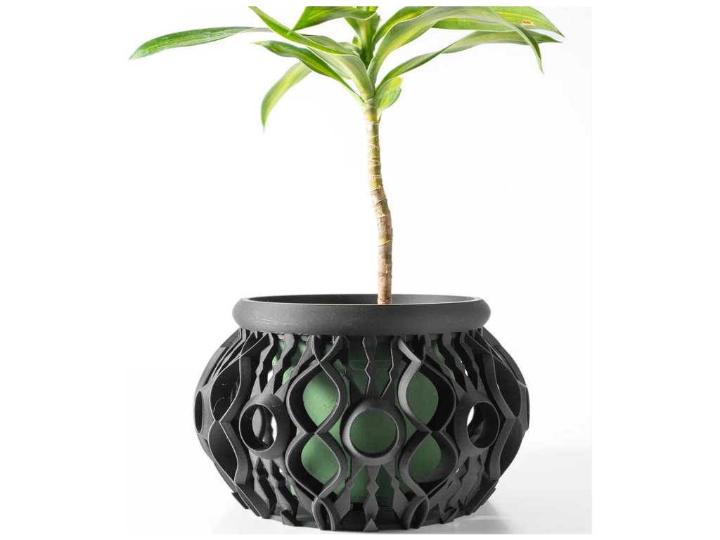 Screenshot 2025 03 19 at 17 46 09 The Lyren Planter Pot & Orchid Pot Hybrid with Drainage Tray Modern Home Decor for Plants 3D model by MODERN MACHINE on Thangs