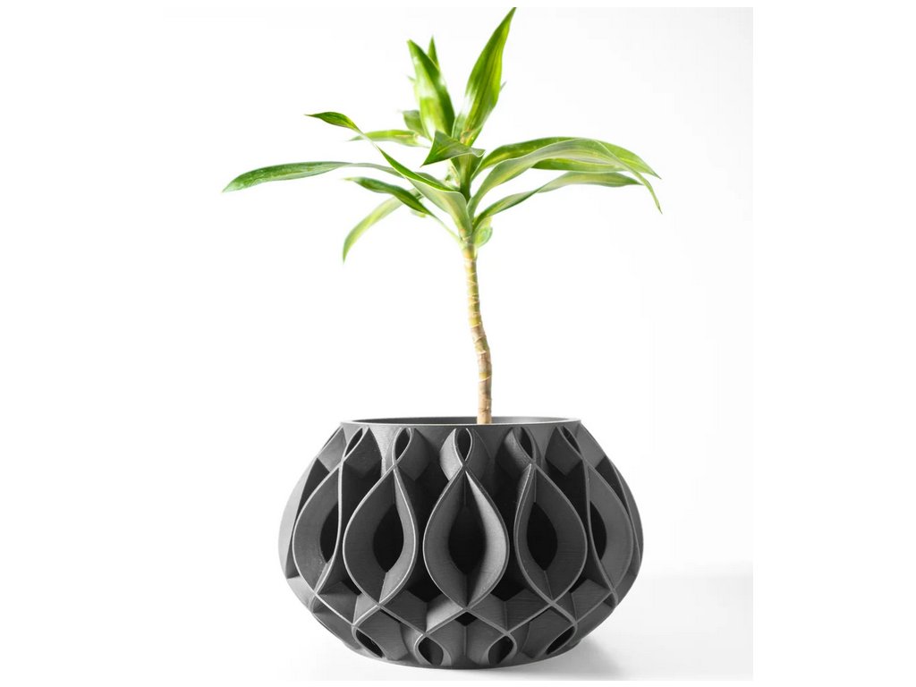 Screenshot 2025 03 19 at 17 48 20 The Viris Planter Pot with Drainage Tray & Stand Included Modern and Unique Home Decor for Plants 3D model by MODERN MACHINE on Thangs