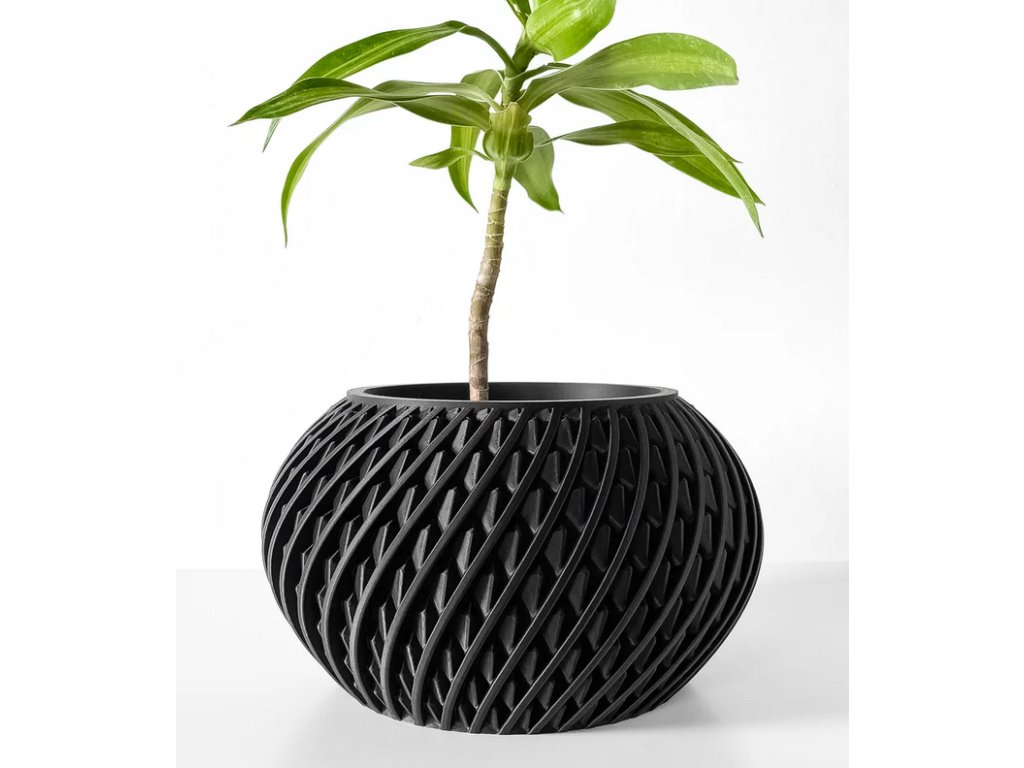 Screenshot 2025 03 20 at 08 32 12 The Kio Planter Pot with Drainage Tray & Stand Included Modern and Unique Home Decor for Plants a 3D model by MODERN MACHINE on Thangs