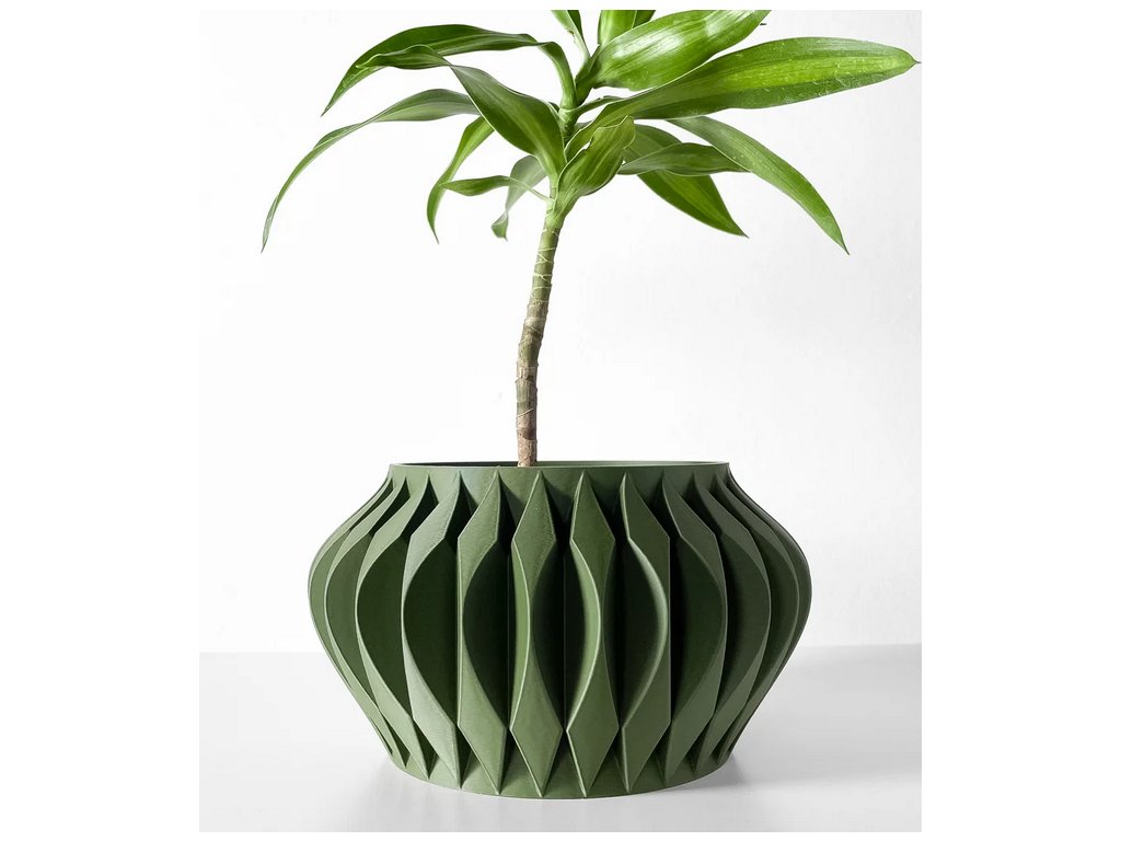 Screenshot 2025 03 20 at 08 38 06 The Sevi Planter Pot with Drainage Tray & Stand Modern and Unique Home Decor for Plants 3D model by MODERN MACHINE on Thangs