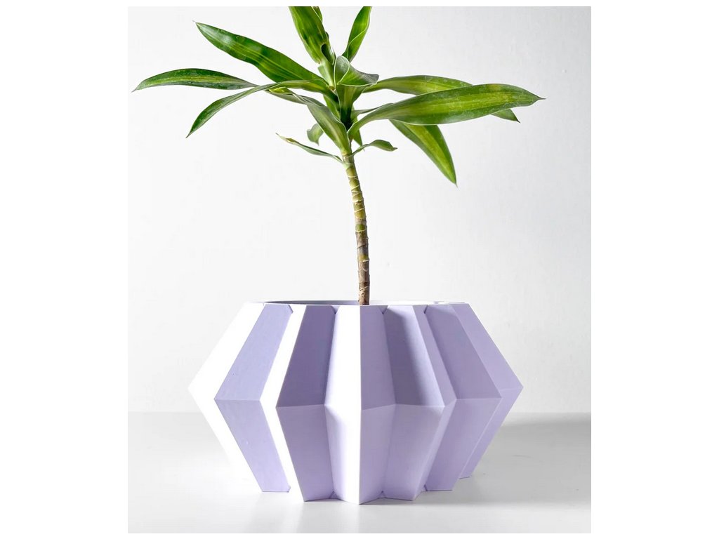 Screenshot 2025 03 20 at 09 38 05 The Jun Planter Pot with Drainage Tray & Stand Modern and Unique Home Decor for Plants 3D model by MODERN MACHINE on Thangs