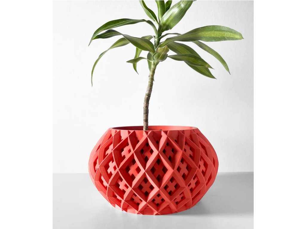 Screenshot 2025 03 20 at 09 50 16 The Rokio Planter Pot with Drainage Tray & Stand Modern and Unique Home Decor for Plants 3D model by MODERN MACHINE on Thangs