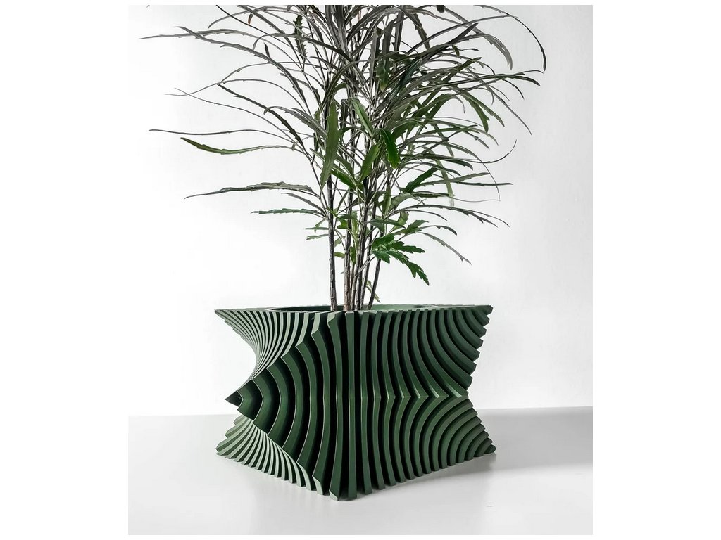 Screenshot 2025 03 20 at 10 33 05 The Anio Wacky Planter Pot with Drainage Tray & Stand Modern and Unique Home Decor for Plants 3D model by MODERN MACHINE on Thangs