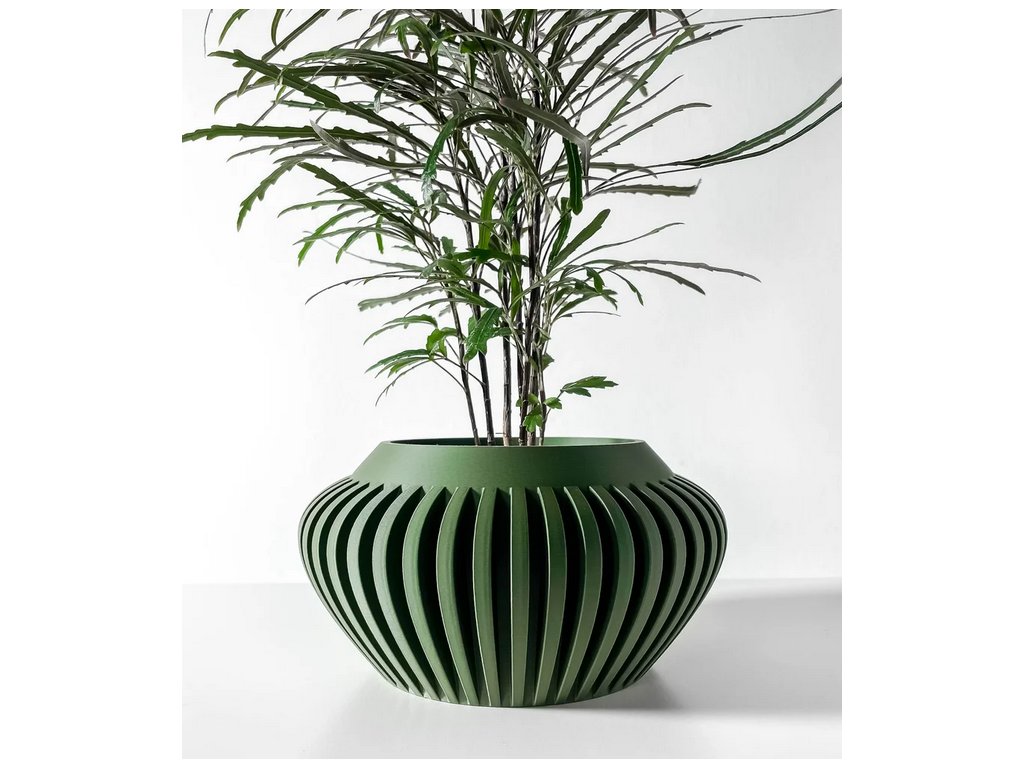 Screenshot 2025 03 20 at 10 36 06 The Caios Planter Pot with Drainage Tray & Stand Modern and Unique Home Decor for Plants 3D model by MODERN MACHINE on Thangs