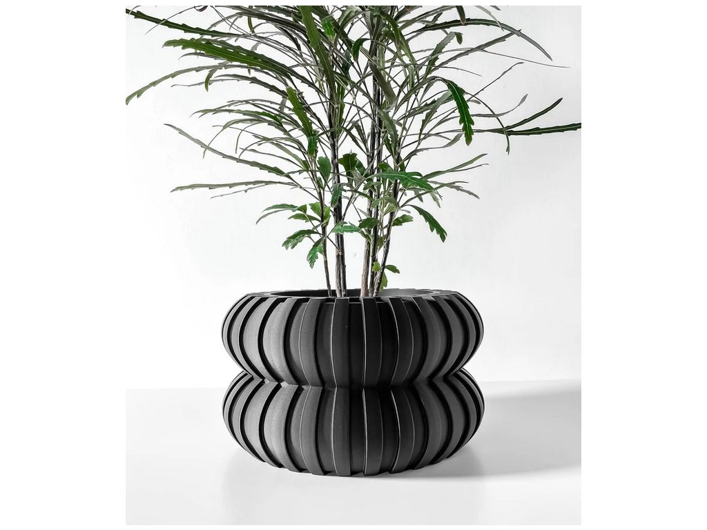 Screenshot 2025 03 20 at 10 42 00 The Wali Planter Pot with Drainage Tray & Stand Modern and Unique Home Decor for Plants 3D model by MODERN MACHINE on Thangs
