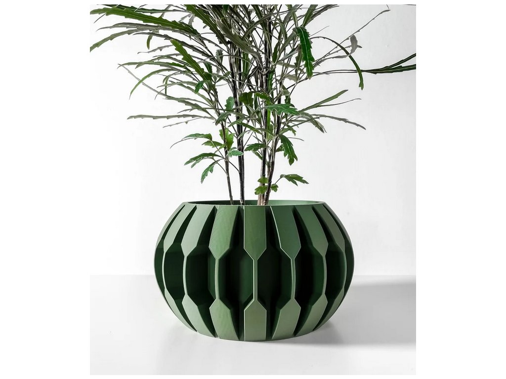 Screenshot 2025 03 20 at 10 51 57 The Gervi Planter Pot with Drainage Tray & Stand Modern and Unique Home Decor for Plants 3D model by MODERN MACHINE on Thangs