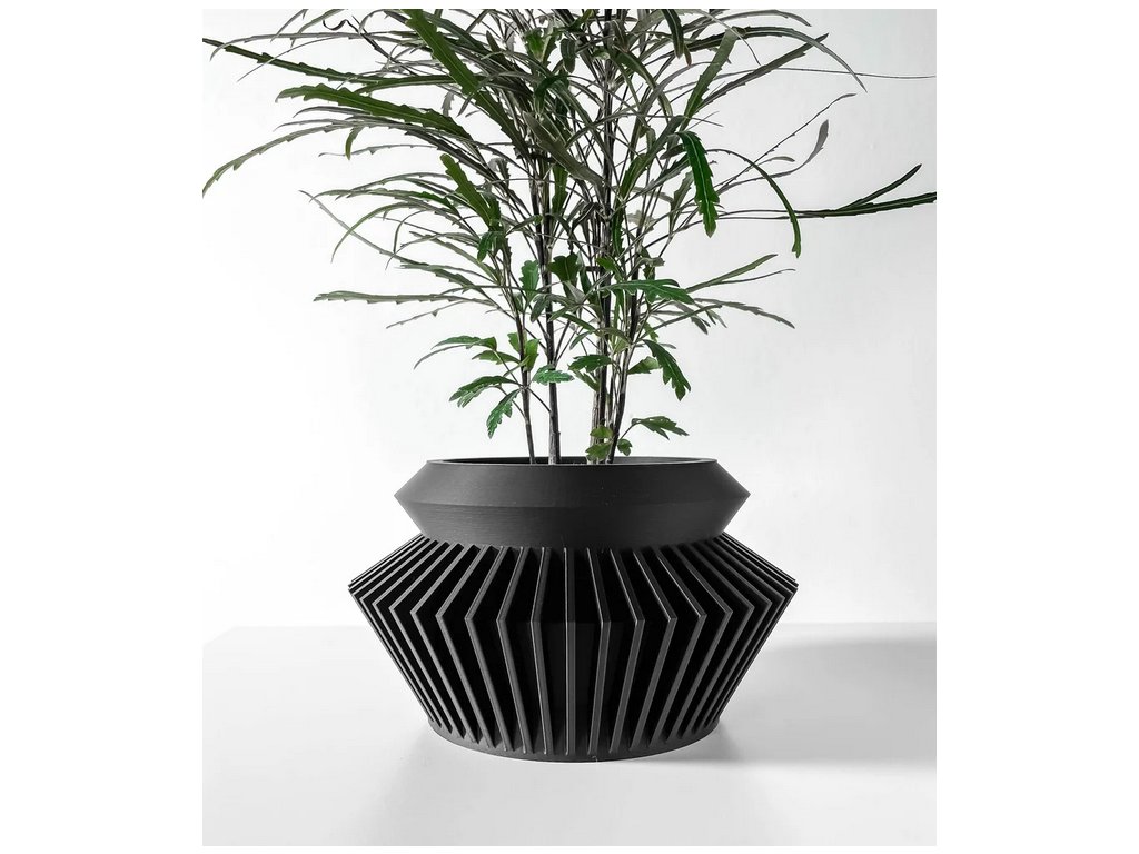 Screenshot 2025 03 20 at 13 05 13 The Quano Planter Pot with Drainage Tray & Stand Included Modern and Unique Home Decor for Plant 3D model by MODERN MACHINE on Thangs