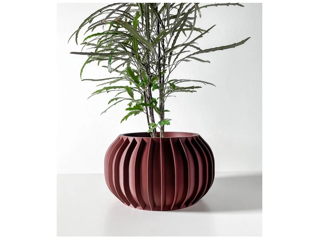Screenshot 2025 03 20 at 13 27 47 The Sora Planter Pot with Drainage Tray & Stand Modern and Unique Home Decor 3D model by MODERN MACHINE on Thangs