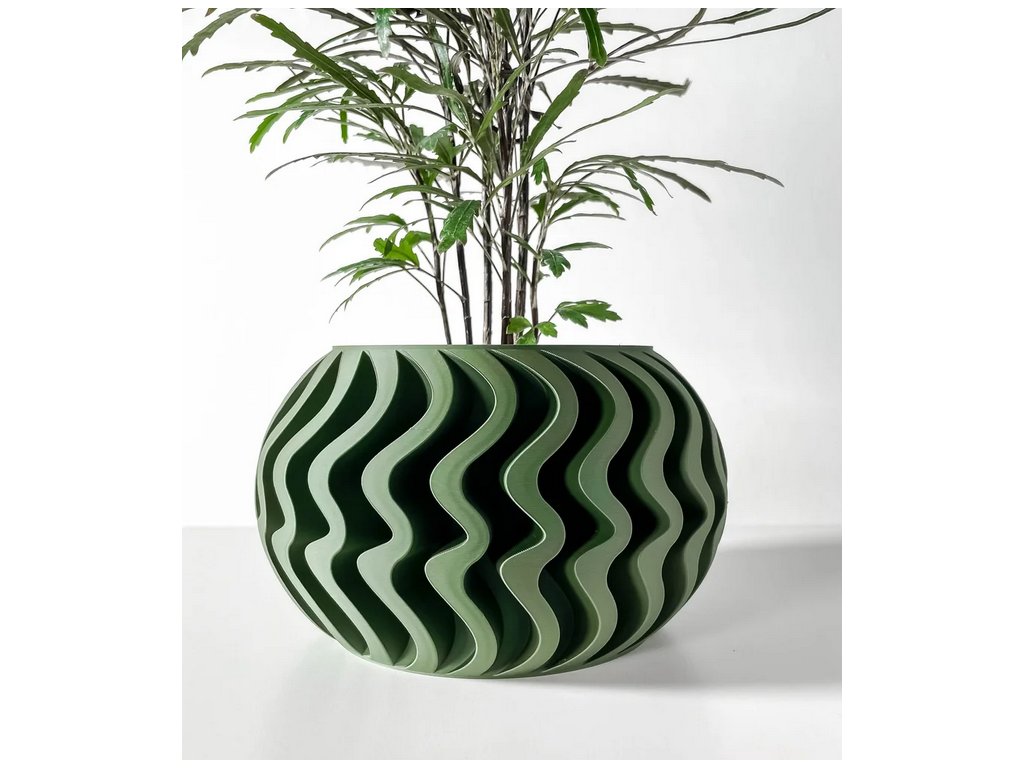 Screenshot 2025 03 20 at 13 38 11 The Noli Planter Pot with Drainage Tray & Stand Included Modern and Unique Home Decor for Plant 3D model by MODERN MACHINE on Thangs